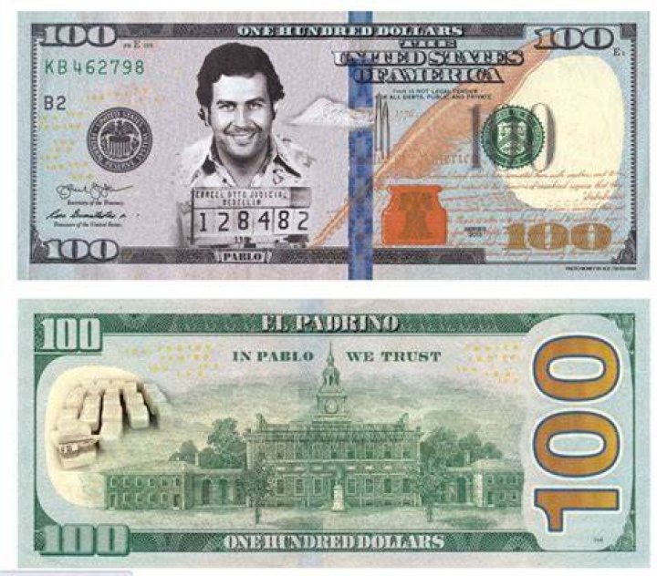 10 Pablo Escobar Money Dollar Cocaine Bullet Bills Narcos Colombia