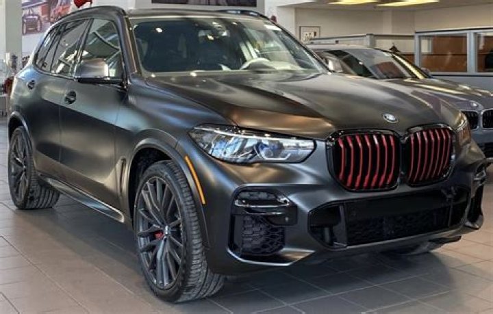 2022 BMW X5 Black Vermilion Debuts With Red Grille And Plenty Of Kit