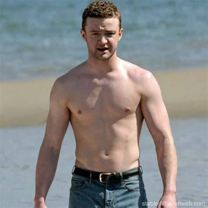 365490 JUSTIN TIMBERLAKE Shirtless R&B Singer Actor Art Print Poster CA