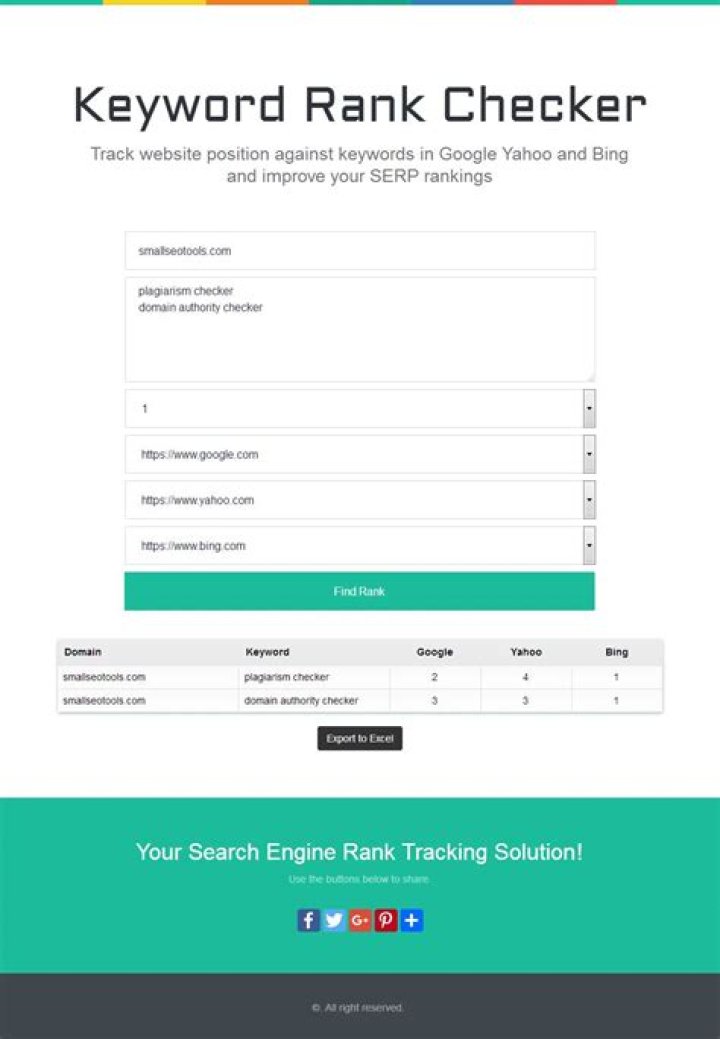 A Keyword Rank Checker Tool by WebCEO. Fast, Reliable and Accurate