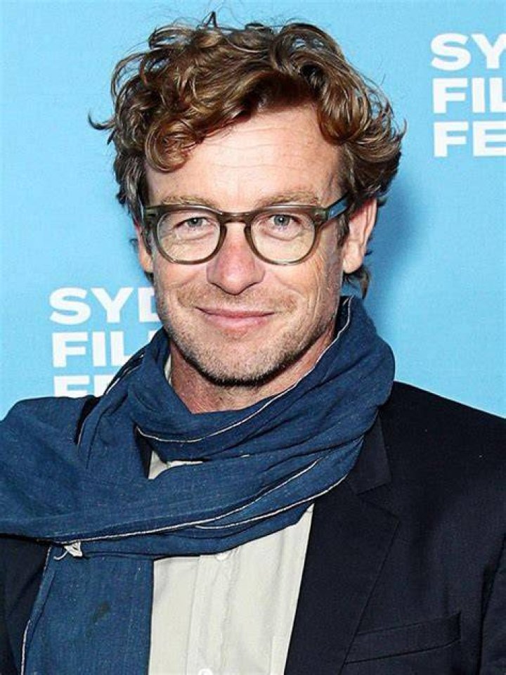Actor Simon Baker, 51, and his son Claude, 21, go barefoot in Sydney