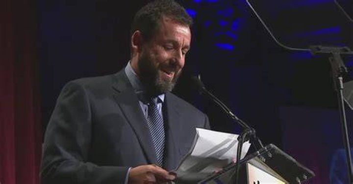 Adam Sandler Reads Speech Roasting Him, Written By His Teen Daughters