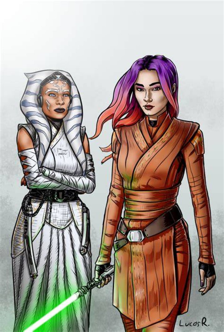 Ahsoka and Sabine Master and Apprentice 0723 by LucasBoltagon on