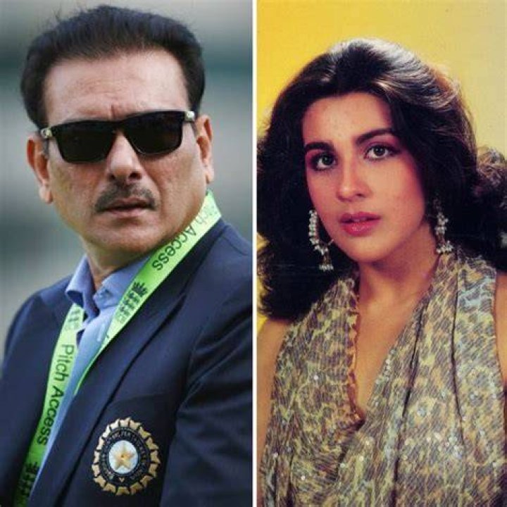 Amrita Singh Ravi Shastri Vintage bollywood, Asian celebrities, Bollywood