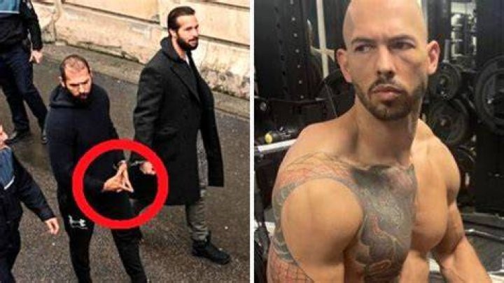 Andrew Tate Meaning behind hand signal outside Romanian court The