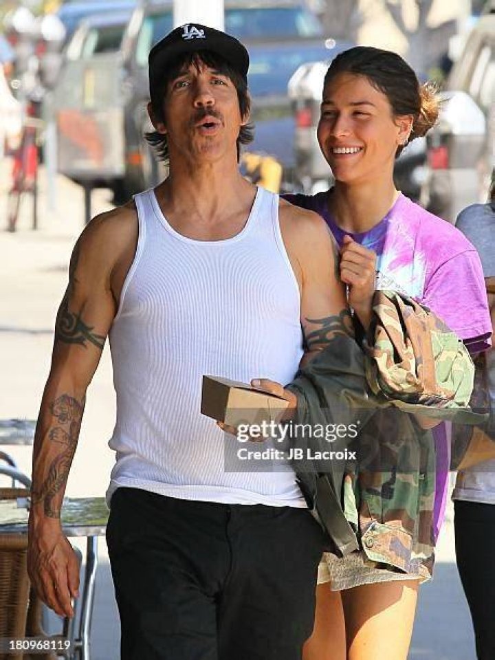 Anthony Kiedis & Helena Vestergaard Out With His Son Everly Helena