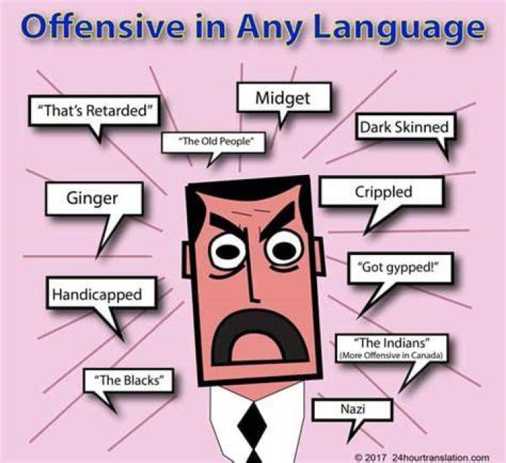 Avoid Using Offensive Language Like The Racial Slur "Jig"