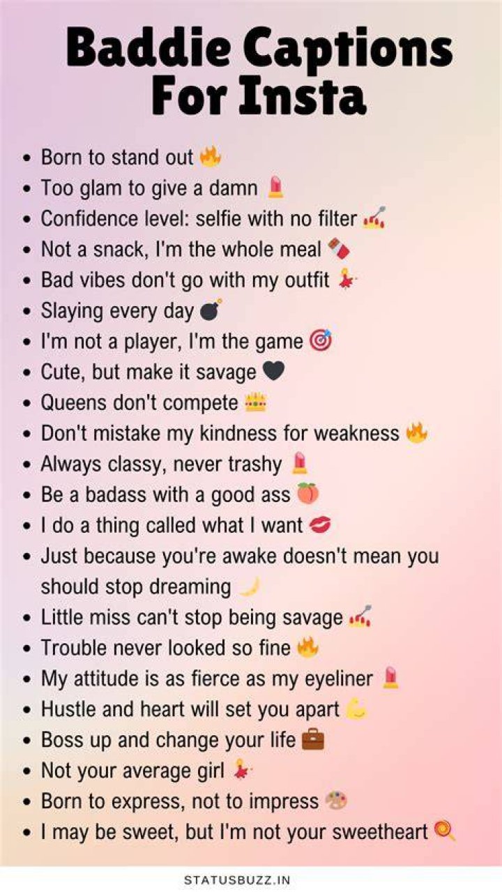 Baddie Insta Captions Discover Lyric Captions Follow me on instagram