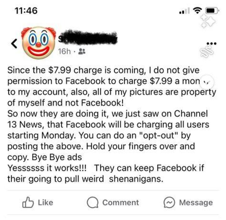 Beware: Facebook To Begin Charging All Users Starting Monday