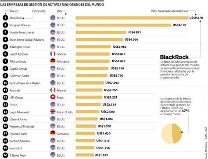 BlackRock y Vanguard, las empresas que controlan el mundo MENzig