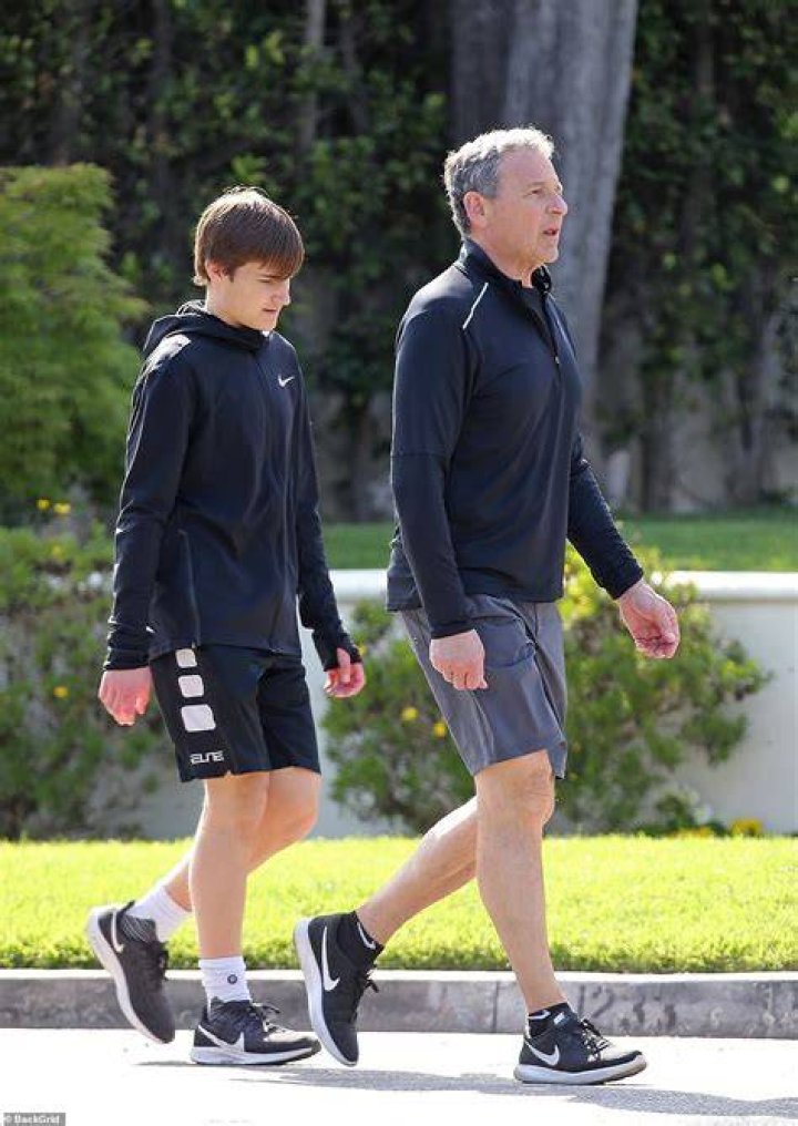 Bob Iger jogs with his family in California after ALL of his