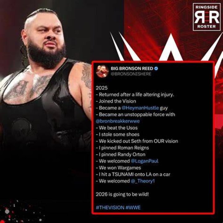 Bronson Reed is poised for a main eventlevel run in WWE