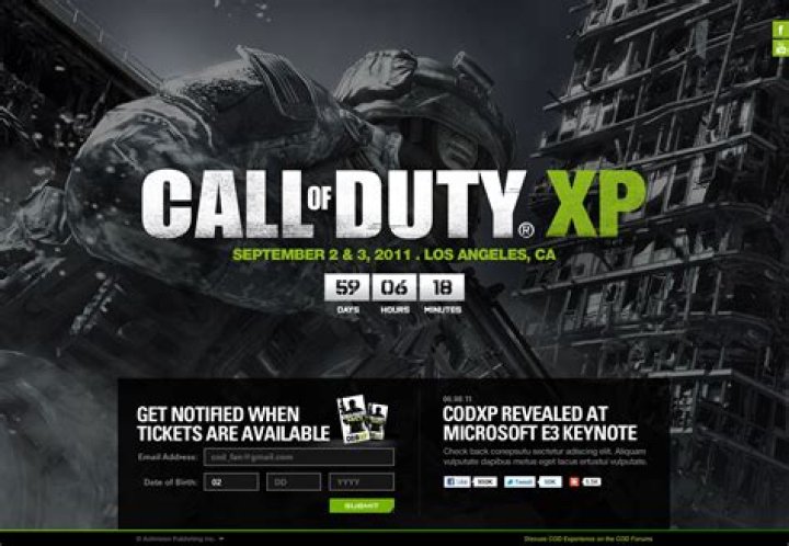 Call of Duty XP 2011/XP Qualifier Call of Duty Esports Wiki