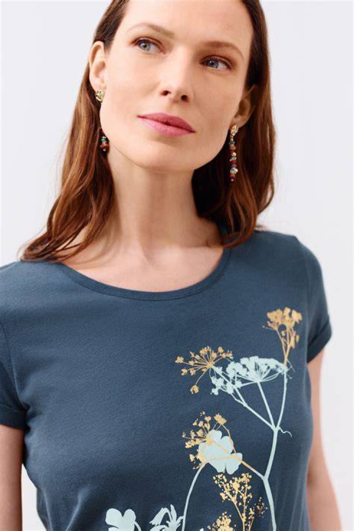 Camiseta Maxine camiseta de mujer color caqui CAROLL