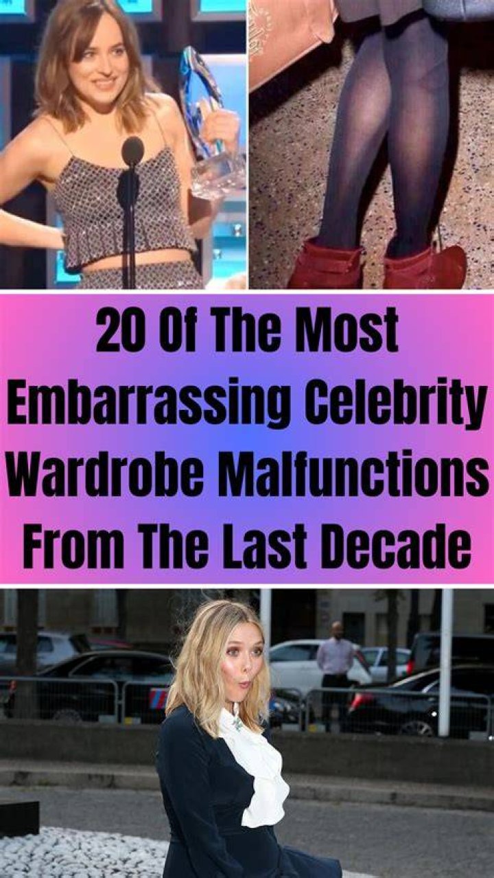 Celebrity wardrobe malfunctions The most NSFW of all time