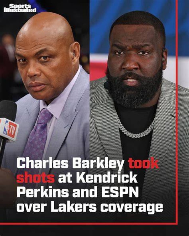 Charles Barkley says Kendrick Perkins suffers from 'ESPN disease' over