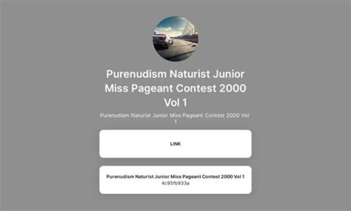 Child Purenudism Video Junior Miss Nudist Pageant Telegraph