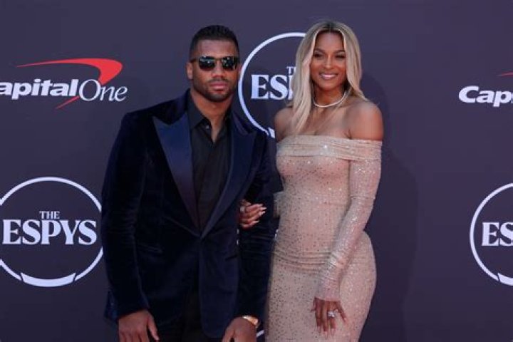 Ciara, Russell Wilson pose for nearly naked family photo