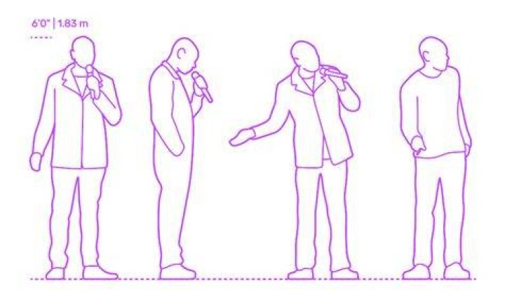Dave Chappelle Dimensions & Drawings