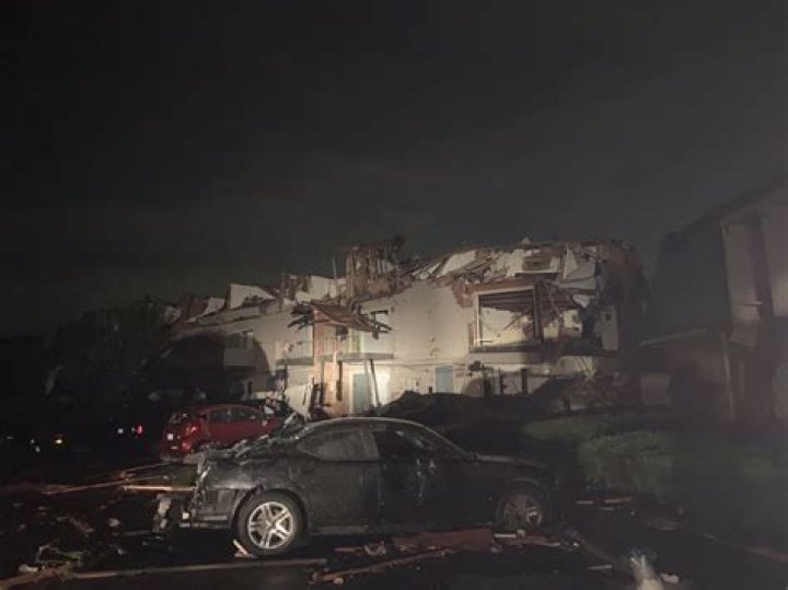 Dayton Tornado Last Night Images Show Destruction in Montgomery County