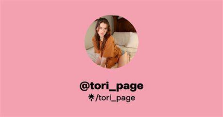 Discover Exclusive Tori Page Nude Content On OnlyFans
