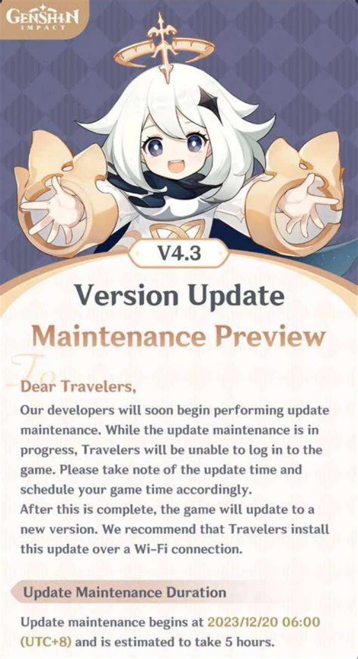 Discover Genshin Maintenance Duration: Essential Updates And Fixes