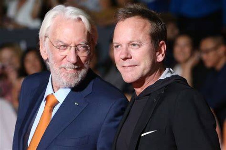 Donald Sutherland con su hijo Kiefer Sutherland Donald sutherland