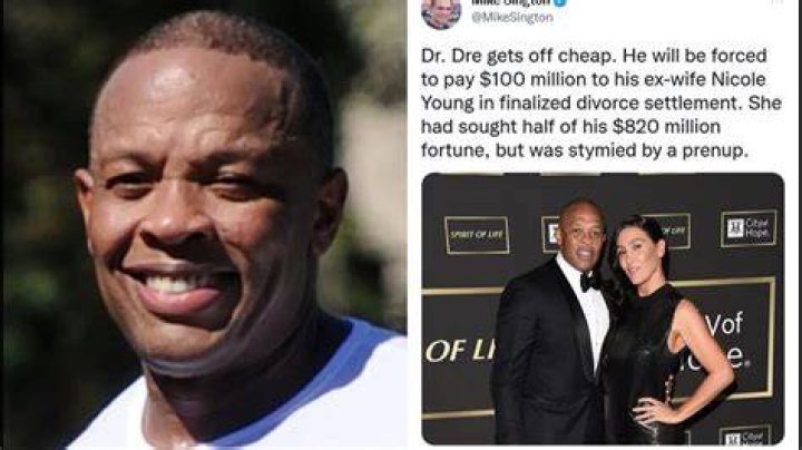 Dr Dre ordered to pay his exwife R4 million per month Daily Star