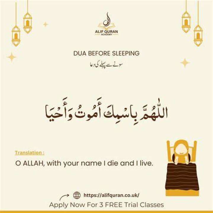 Dua before sleeping Dua before sleeping, Before sleep, Reminder
