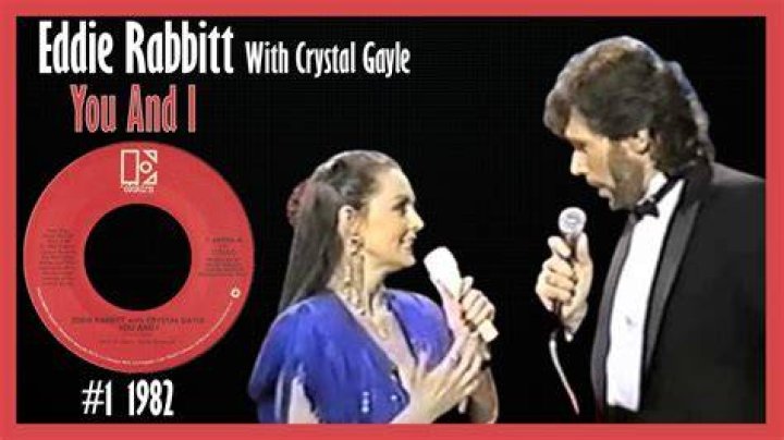 EDDIE RABBITT CRYSTAL GAYLE rare TV SPECIAL promo photo (Vm) Eddie