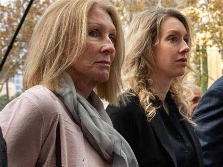 Elizabeth Holmes spends Mother's Day with her two young children and