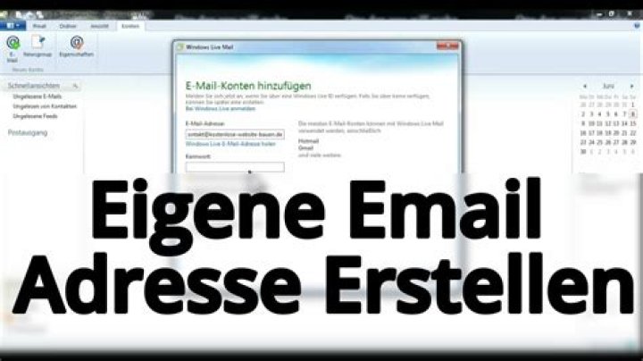 EMail einrichten so geht's