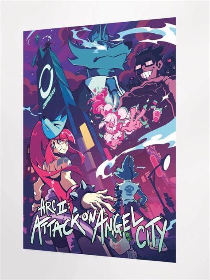 EYEPATCH WOLVES POSTER ATTACK ON ANGEL CITY Super Eyepatch Wolf