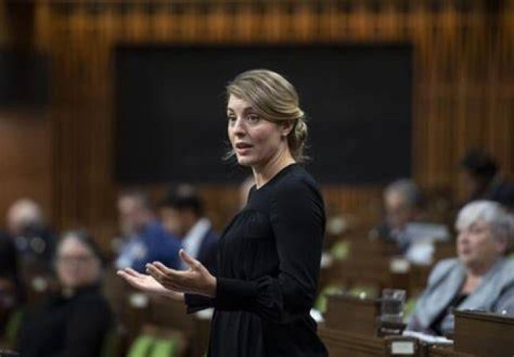 Foreign Affairs Minister Joly tests positive for COVID19