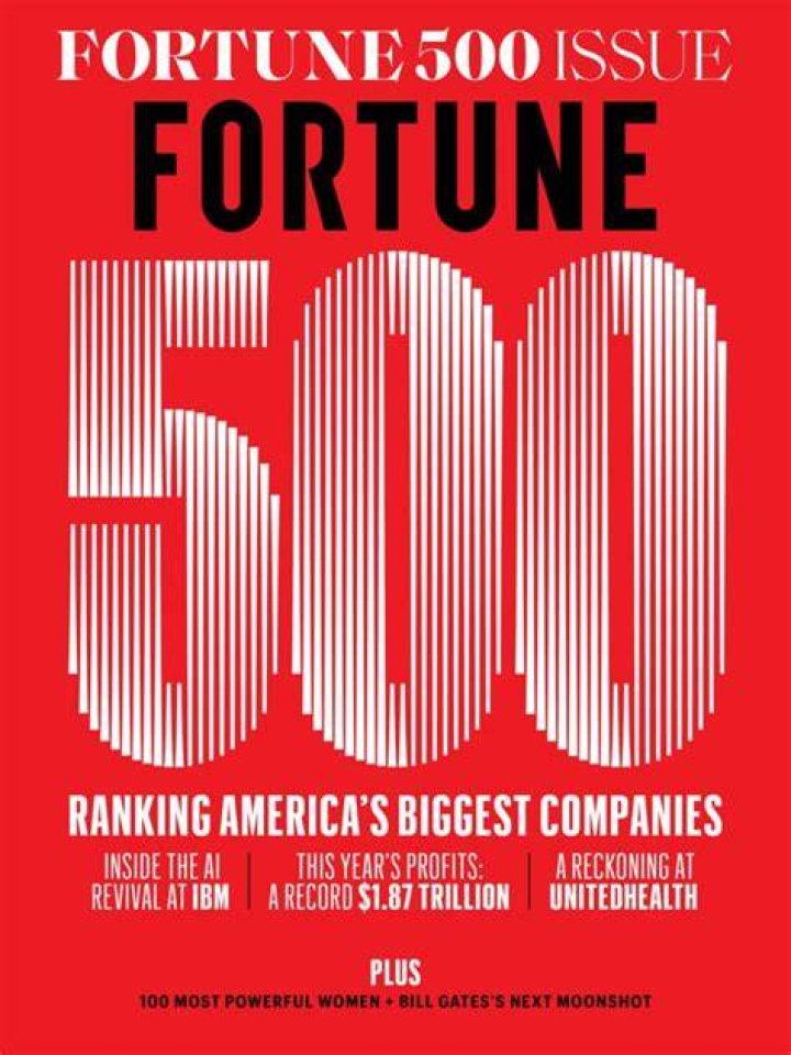 Fortune 500 list unveiled