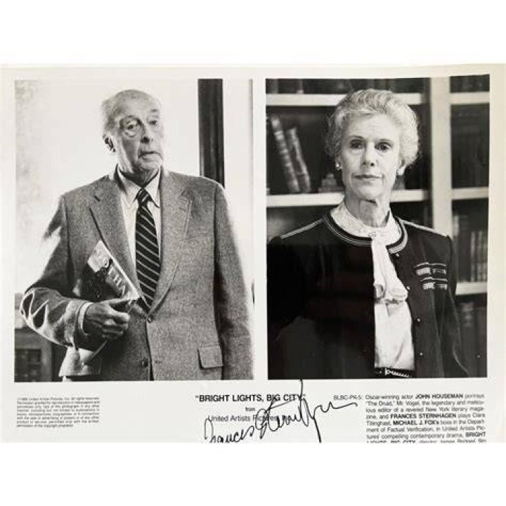 Frances Sternhagen Movies & Autographed Portraits Through The Decades