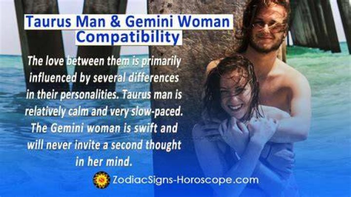 Gemini Woman and Taurus Man Compatibility (30, low) love, marriage