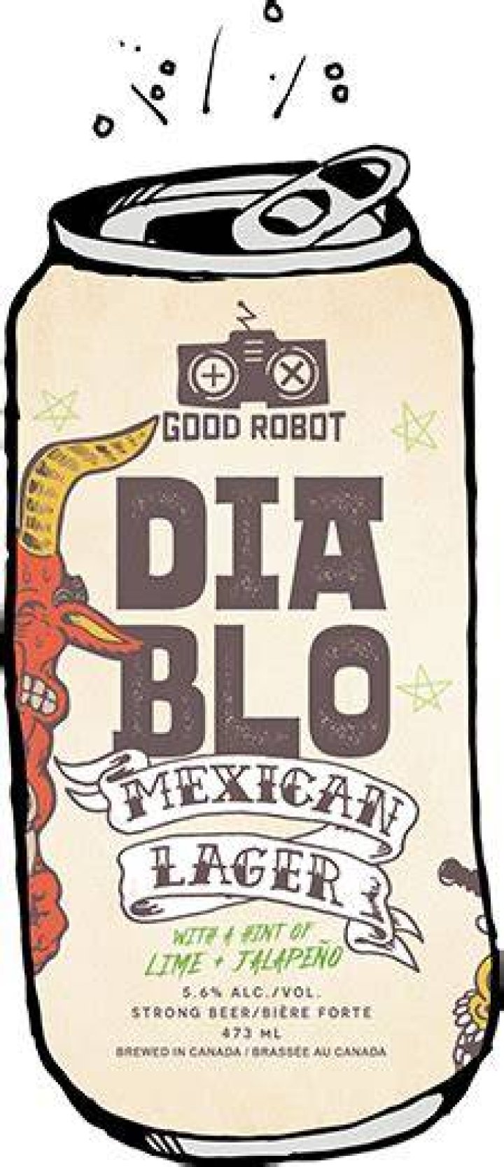 GOOD ROBOT Diablo Mexican Lager 473ml