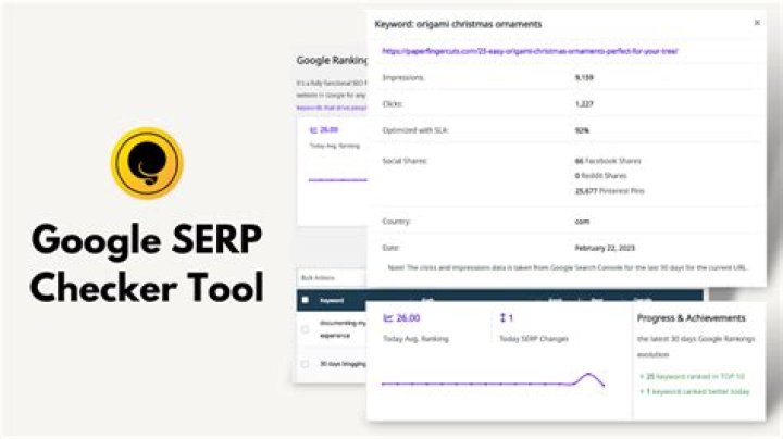 Google SERP Checker Tool Your Secret to Tracking Your SERP Rankings
