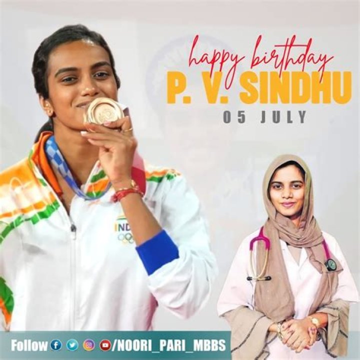 Happy birthday PV Sindhu, the youngest Indian to win an Olympic medal