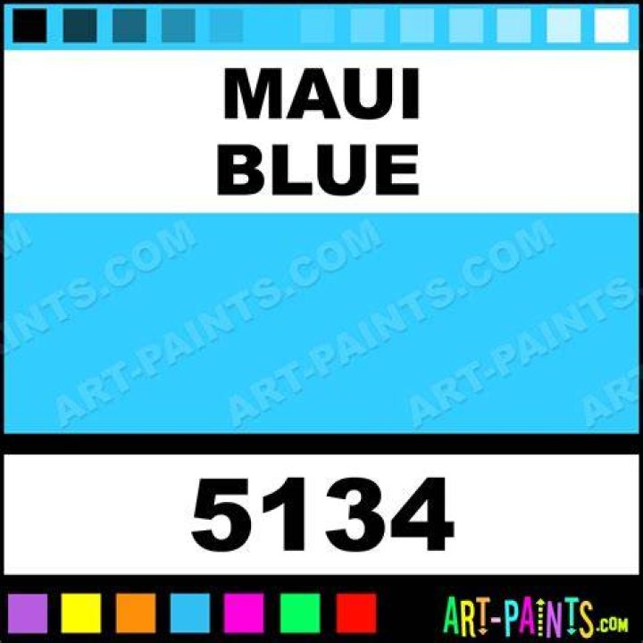 Incredible Blue Paint Options In Maui