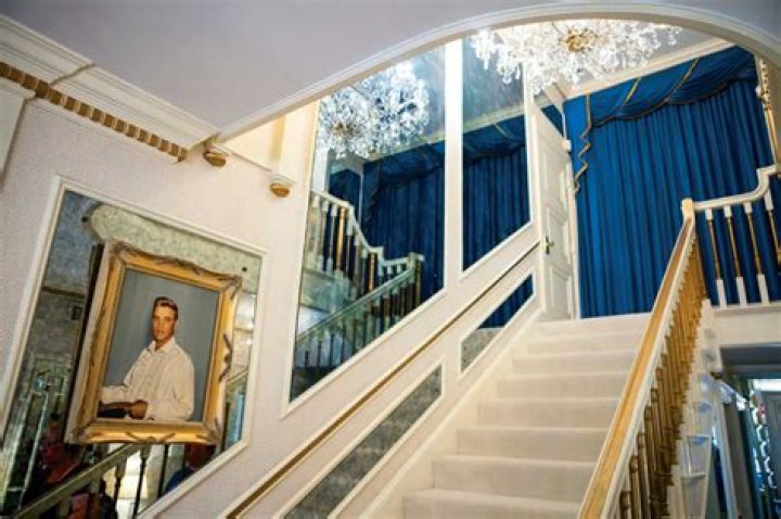 Interior of the Graceland Mansion of Elvis Presley, Memphis, Tennessee