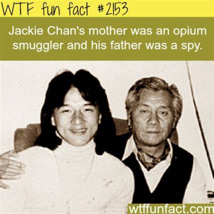 Jackie Chan&rsquo;s parents WTF fun facts Fun Facts Pinterest Jackie