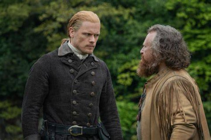 Jamie Fraser and Sam Heughan Outlander