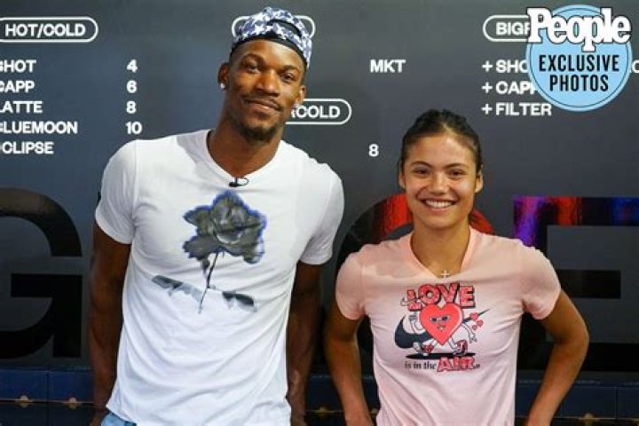 Jimmy Butler Teaches Emma Raducanu How to Make Latte During Miami Open