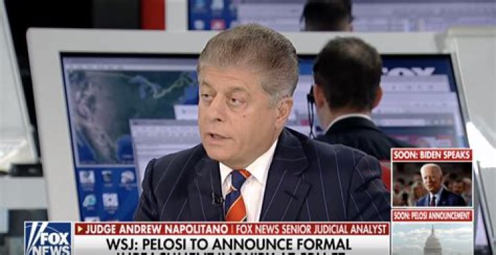 Judge Napolitano Trump has admitted committing crime in talks with