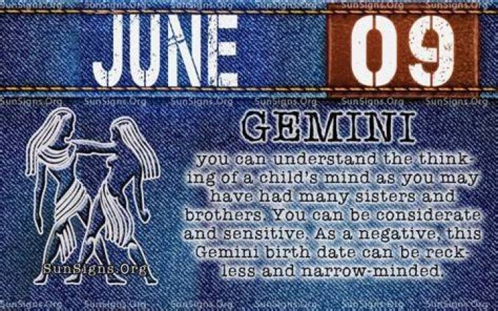 June 9 Zodiac (Gemini) Birthday Personality, Zodiac Sign