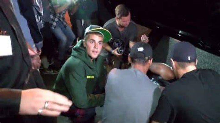 Justin Bieber Car Accident Scene Photo 1