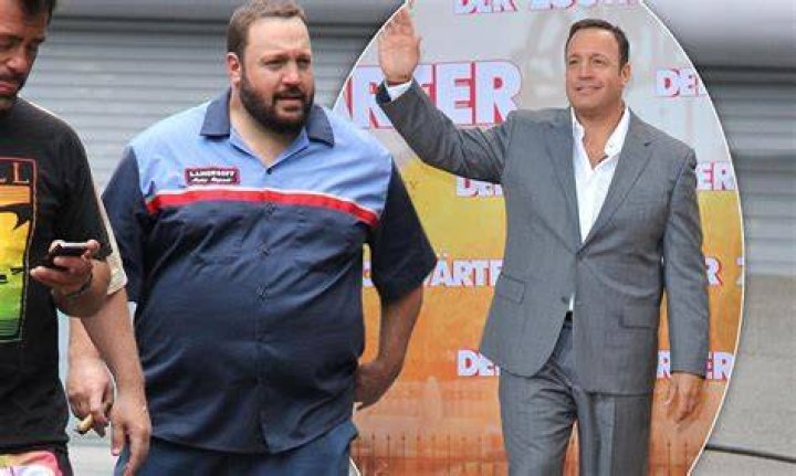 Kevin James displays his fuller figure on set of Grown Ups 2 Daily