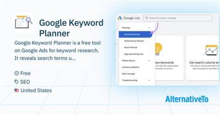 Keyword Planner Alternative 1 FREE ᐈ SEO, Google Ads PPC